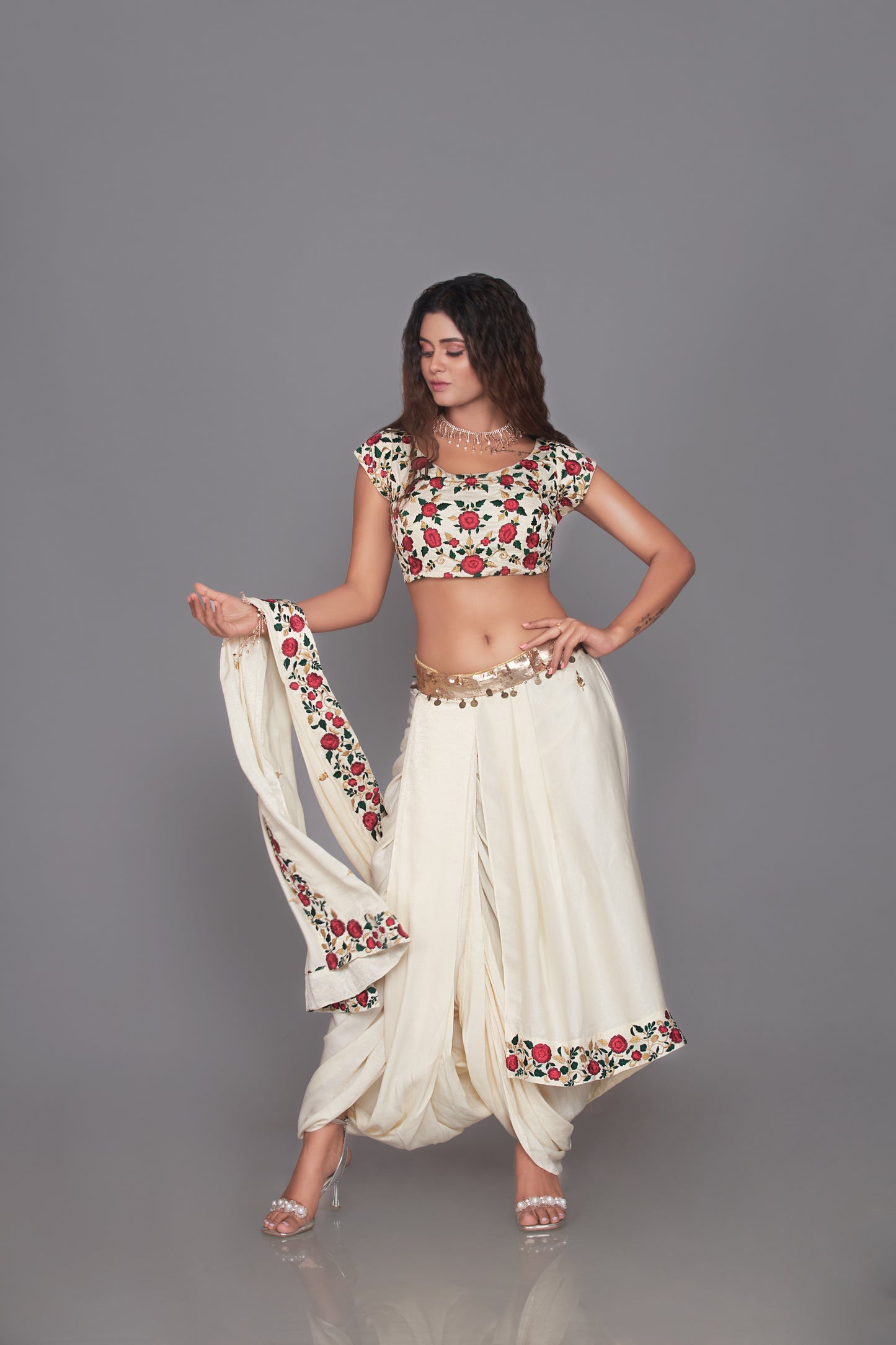 White Embroider Set