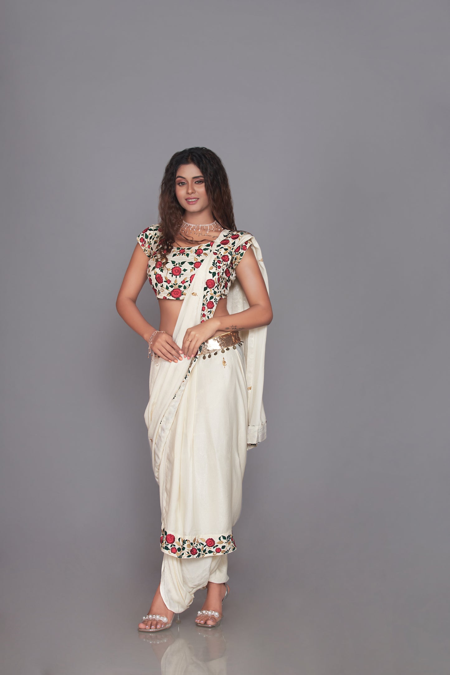 White Embroider Set